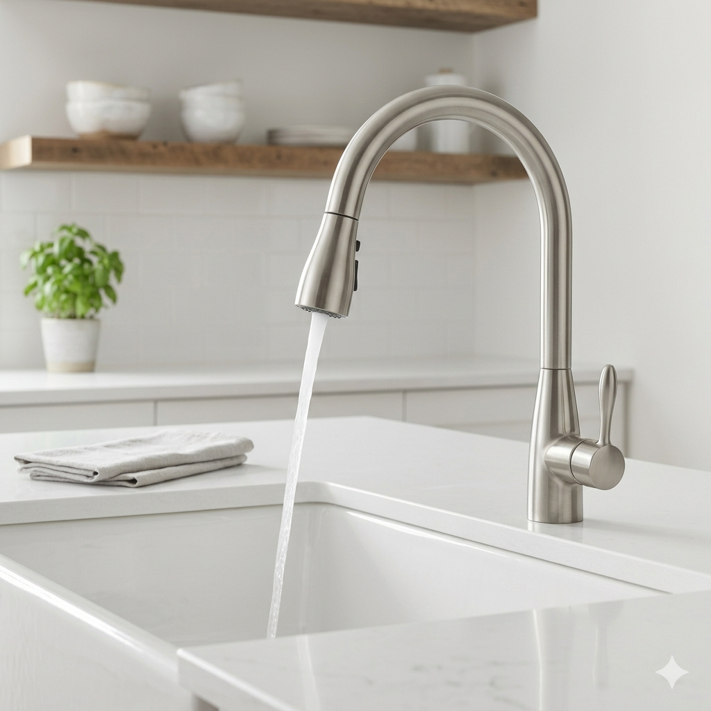 Stainless Steel Pull-Out Faucet