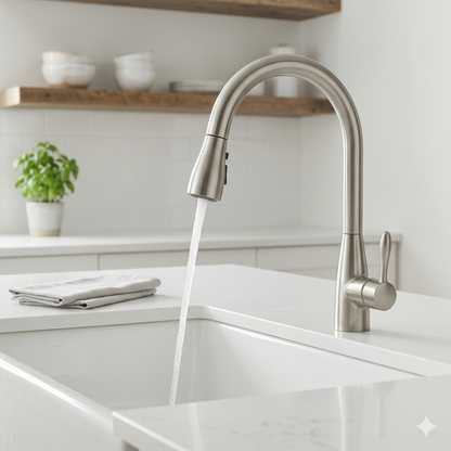 Stainless Steel Pull-Out Faucet