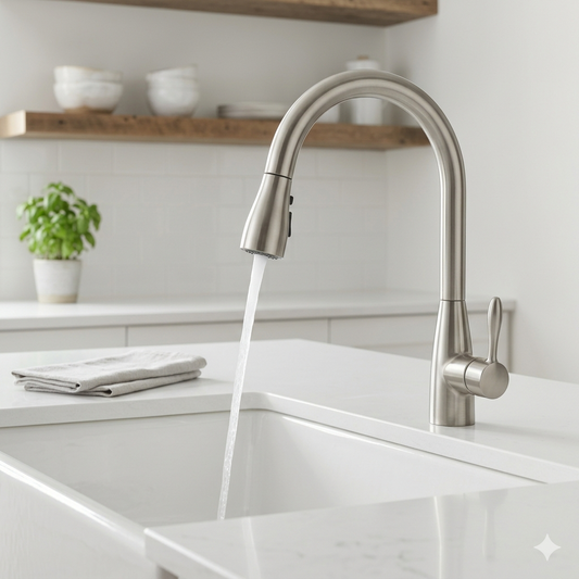 Stainless Steel Pull-Out Faucet