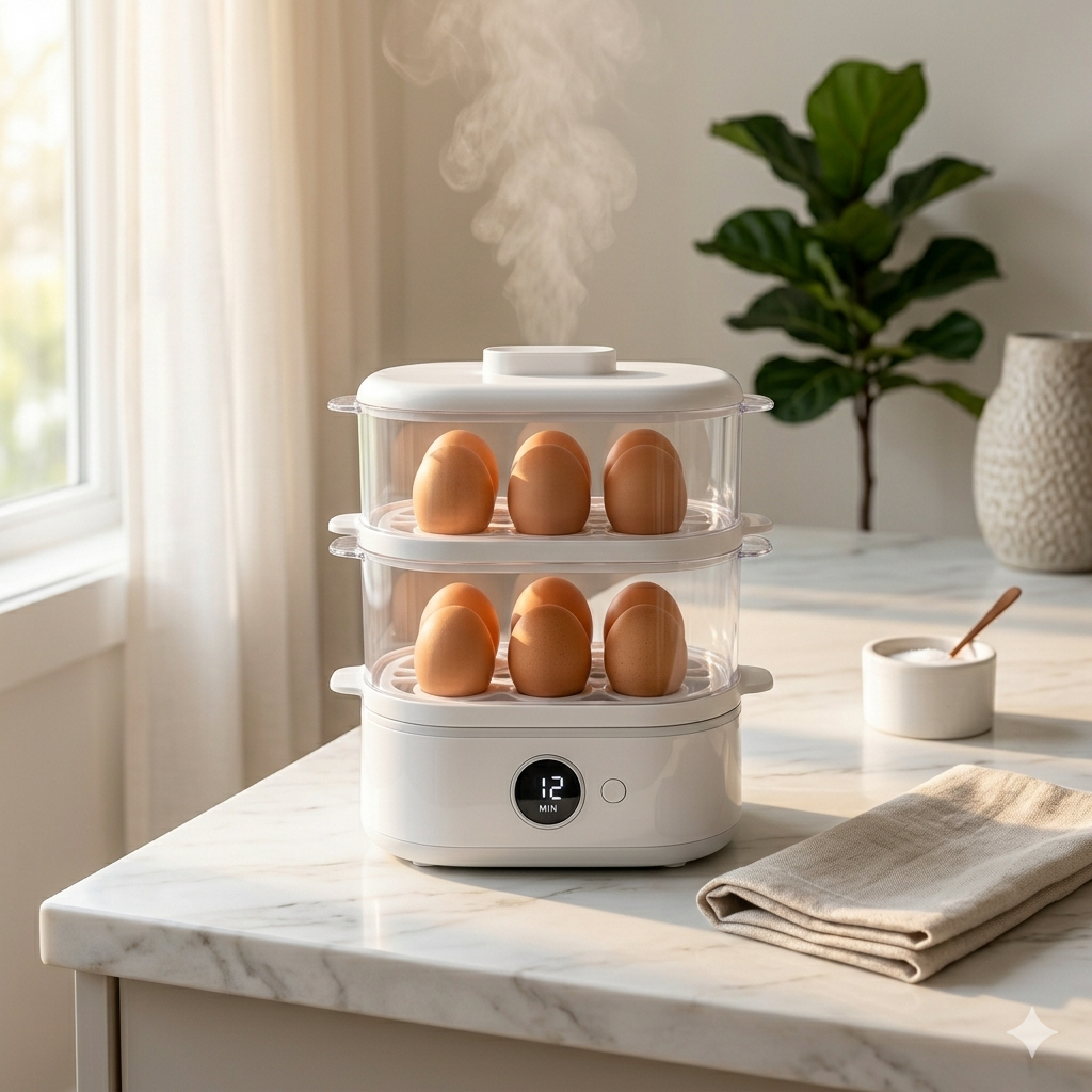 Double Layer Egg Boiler